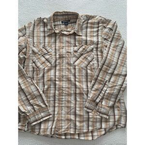Aeropostale Mens Large‎ Button Down Casual Dress Shirt Plaid